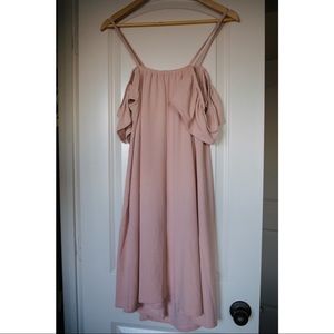 ASOS BlueBelle Maternity cold-shoulder dress